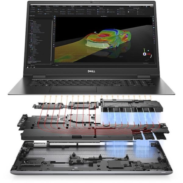 Dell Precision 7000 7780 17" Mobile Workstation - Full HD - Intel Core i9 13th Gen i9-13950HX - vPro Technology - 64 GB - 1 TB SSD - English (US) Keyboard - Aluminum Titan Gray - Image 5
