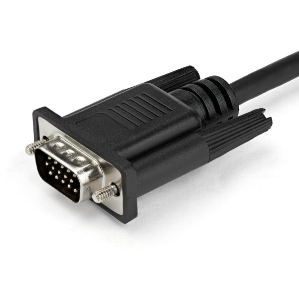 StarTech.com 3ft/1m USB C to VGA Cable - 1920x1200/1080p USB Type C DP Alt Mode to VGA Video Monitor Adapter Cable -Works w/ Thunderbolt 3 - Image 3