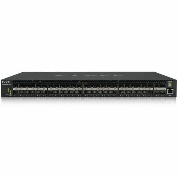 ZYXEL XGS4600-52F 48-port Gigabit SFP L3 Managed Aggregation Switch with 4 SFP+ 10G Uplinks (DC Power Version)