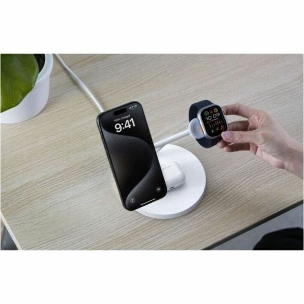 Belkin BoostCharge Pro 3-in-1 Wireless Charging Stand with Qi2 15W - Image 3