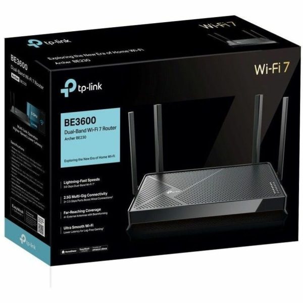 TP-Link Archer BE230 Wi-Fi 7 IEEE 802.11be Ethernet Wireless Router - Image 2