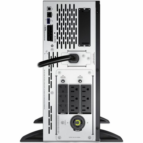 [TAA] APC Smart-UPS X, Line Interactive, 3kVA, Rack/tower 4U, 100V-127V, 6x 5-15R+3x 5-20R+1x L5-30R NEMA, SmartSlot, Extended runtime, Short depth, TAA - Image 2