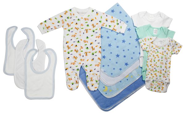 Newborn Baby Boy 11 Pc  Baby Shower Gift Set Ls_0022 - Image 3