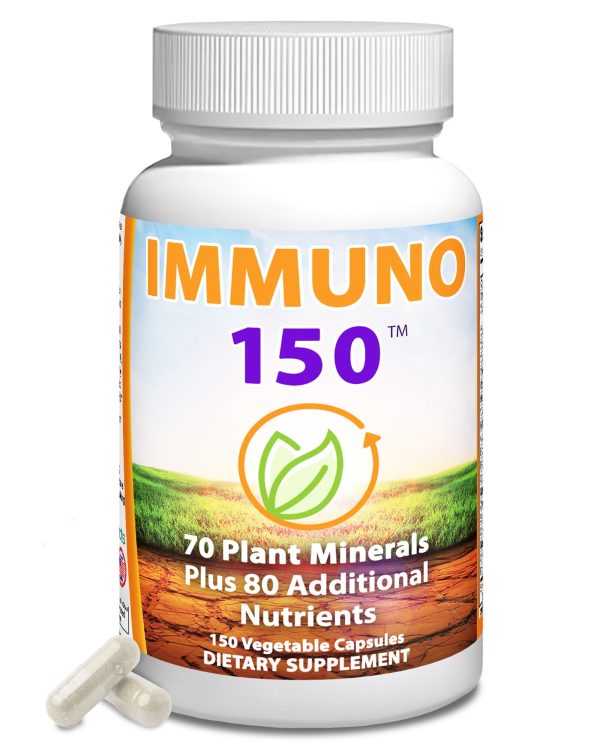 Immuno150 Immune Support Supplement, 150 Vegetable Capsules - Immunity Boost Packed w/ Antioxidants