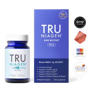 Tru Niagen NAD Booster Supplement, 300 Mg, 30 Ct