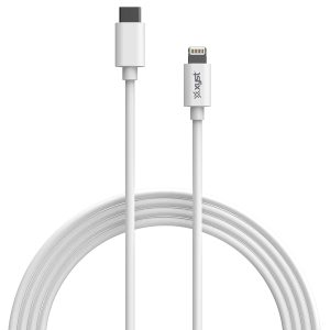 XYST XYS-LTC10604R USB-C to Lightning Cable, White (10 Ft.)