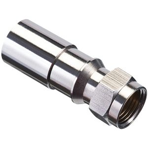 IDEAL 92-650 RTQ RG6 F-Compression Connectors, 50 Count