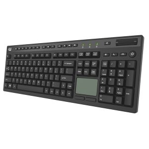 Adesso AKB-445UB Wired Full-Sized Keyboard with Touch Pad, Multi-OS, EasyTouch 445, Black