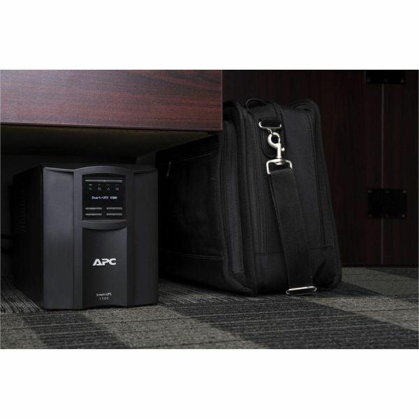 APC Smart-UPS, Line Interactive, 1500VA, Tower, 120V, 8x NEMA 5-15R outlets, SmartConnect Port+SmartSlot, AVR, LCD - Image 3