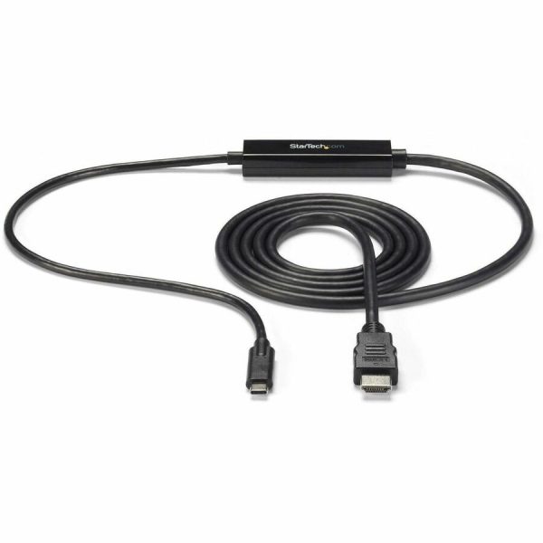 StarTech.com USB C to HDMI Cable - 6 ft / 2m - USB-C to HDMI 4K 60Hz - USB Type C to HDMI - Computer Monitor Cable - Image 6