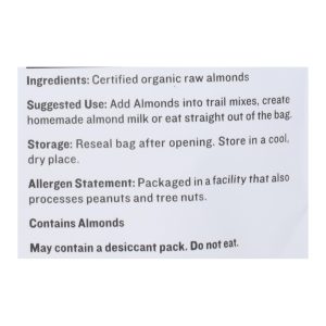 Sunfood - Heirloom Almond Og2 Raw - EA of 1-8 OZ