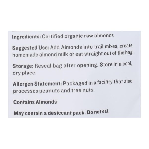 Sunfood - Heirloom Almond Og2 Raw - EA of 1-8 OZ