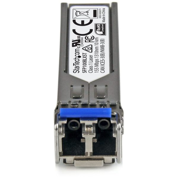 StarTech.com MSA Uncoded SFP Module - 100BASE-LX - 100Mb Ethernet SFP 100MbE Single Mode Fiber (SMF) Optic Transceiver Module - 10km DDM - Image 3