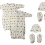Unisex Newborn Baby 6 Piece Gown Set Nc_0767