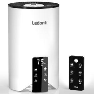 WiFi Control Humidifiers for Bedroom Dual Mist (Cool & Warm) ! Humidifier 4L Big Capacity Top Fill Water Tank Quie Humidifier for Large Rooms Home Living Office Baby Ultrasonic Humidifier