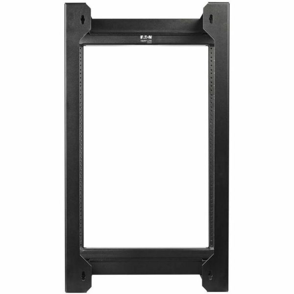 Eaton Tripp Lite Series SmartRack 16U Wall-Mount 2-Post Open Frame Rack, Hinged Front, Heavy Duty - Image 2