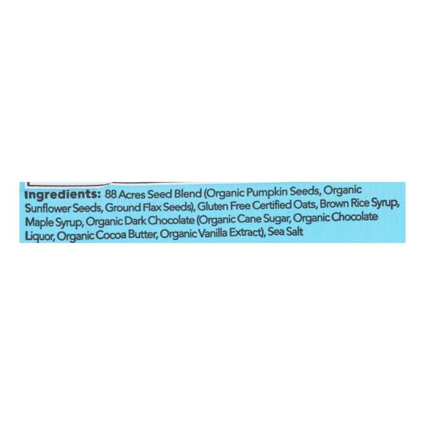 88 Acres - Bars - Chocolate and Sea Salt - Case of 9 - 1.6 oz. - Image 2