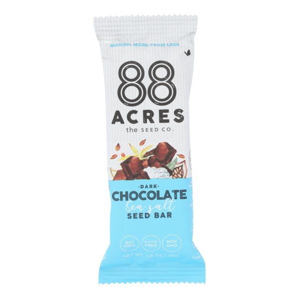 88 Acres - Bars - Chocolate and Sea Salt - Case of 9 - 1.6 oz. - Image 3