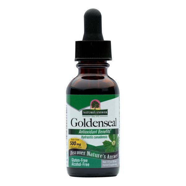 Nature's Answer - Goldenseal Root Alcohol Free - 1 fl oz - Image 2