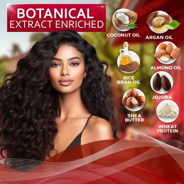 Leave in Conditioner for Curly Hair   Frizz Control for Women and Men   Restores Dry Damaged and Wavy Hair   Detangler Cream and Sulfate Free Anti Static Moisturizer Treatment with Shea Butter - Image 4