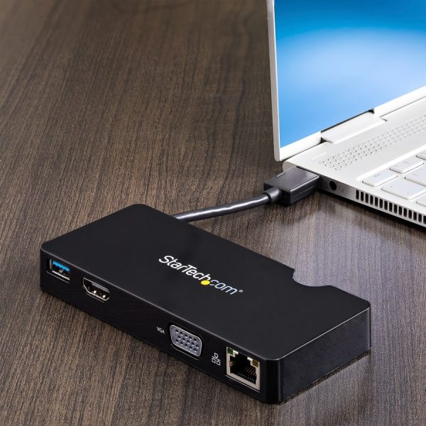 StarTech.com USB 3.0 Multiport Adapter + USB-C to USB-A Cable - Mac & Windows - For USB-A or USB-C laptops - HDMI & VGA - 1x USB-A Port - GbE - Image 5