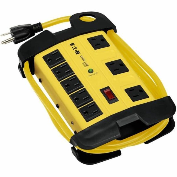 Eaton Tripp Lite Series Protect It! 8-Outlet Industrial Safety Surge Protector, 25 ft. Cord, 3900 Joules, Cord Wrap, Hang Holes - Image 7
