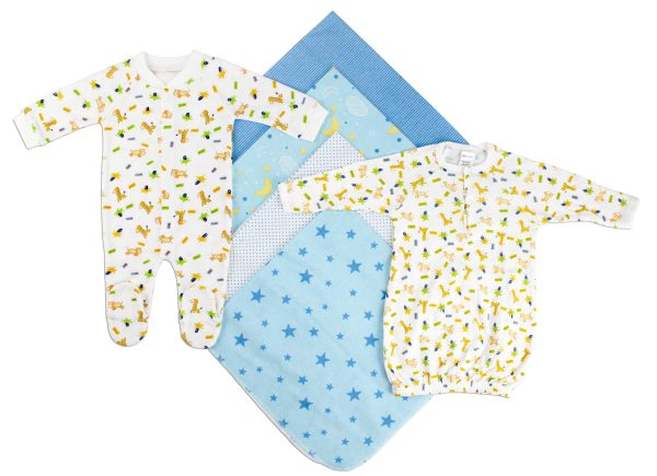 Newborn Boys 6 Piece  Set Ls_0115