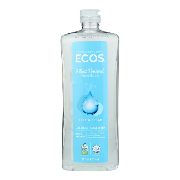 Earth Friendly Dishmate - Free and Clear - Case of 6 - 25 fl oz - Image 2