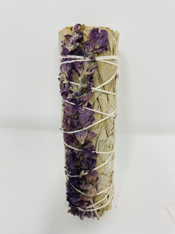 Bholi Sage Plus Sage Smudge Kit for Cleansing Negative Energy Lavender with White Sage Smudge Sticks Pack of 4 - Image 5
