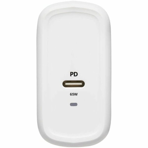 Eaton Tripp Lite Series Compact USB-C Wall Charger - GaN Technology, 65W PD Charging, White - Image 4