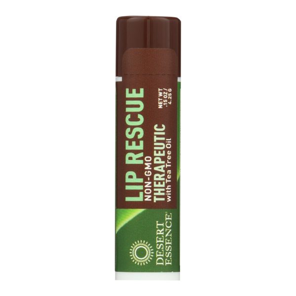 Desert Essence - Lip Rescue Therapeutic with Tea Tree Oil - 0.15 oz - Case of 24 - Image 2