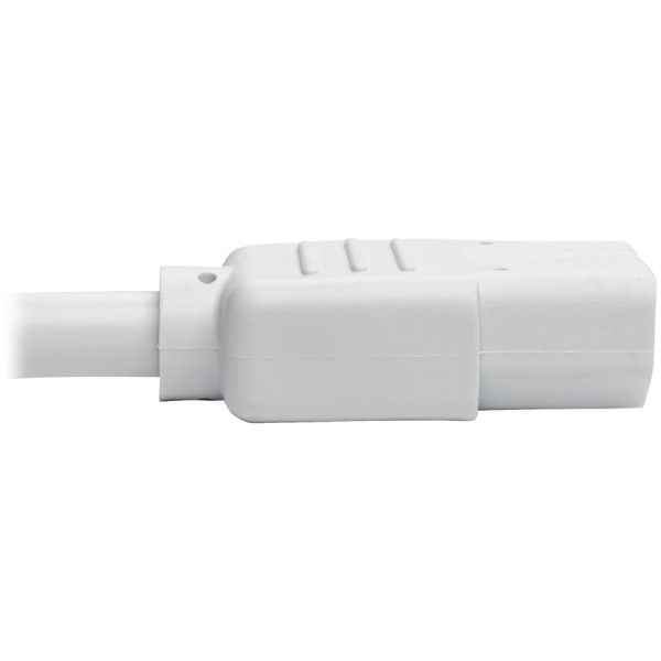 Eaton Tripp Lite Series PDU Power Cord, C13 to C14 - 10A, 250V, 18 AWG, 3 ft. (0.91 m), White - Image 4