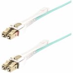 StarTech.com 4m (13ft) LC (UPC) OM4 Multimode Fiber Optic Cable w/Push Pull Tabs, 50/125, 100G, Low Insertion Loss, LSZH Fiber Jumper Cord