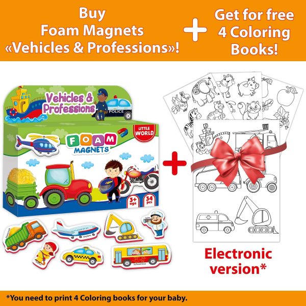 34 Foam Fridge Magnets for Toddlers 1 3 – Large Toddler Magnets – Fridge Magnets for Kids   Refrigerator Magnets for Kids – Baby Magnets   Magnets for Kids on Fridge - Image 7