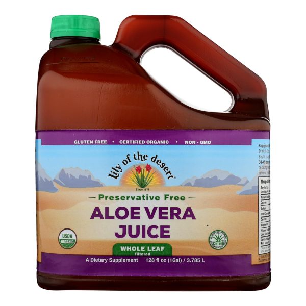 Lily of the Desert - Aloe Vera Juice - Whole Leaf - Filtered - 1 gal - Image 2