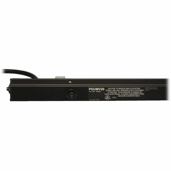 Eaton Tripp Lite Series 1.9kW Single-Phase Local Metered PDU, 120V Outlets (28 5-15/20R), L5-20P/5-20P Adapter, 15 ft. (4.57 m) Cord, 0U Vertical - Image 3