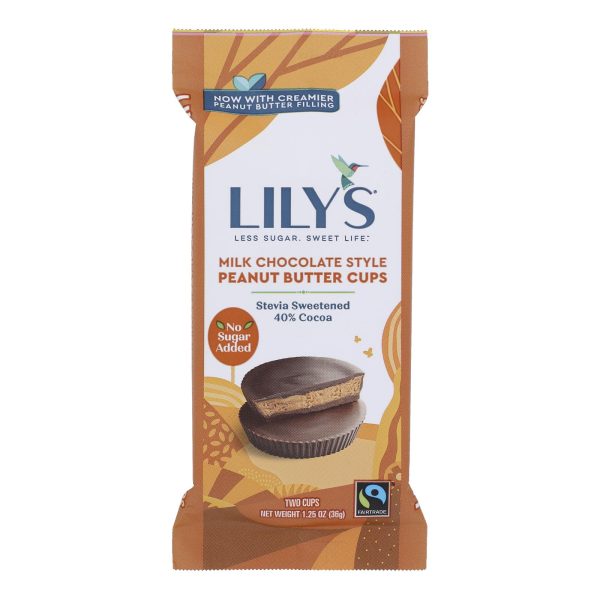 Lilys - Peanut Butter Cup Milk Chocolate 2 Pack - Case of 12-1.25 OZ - Image 3
