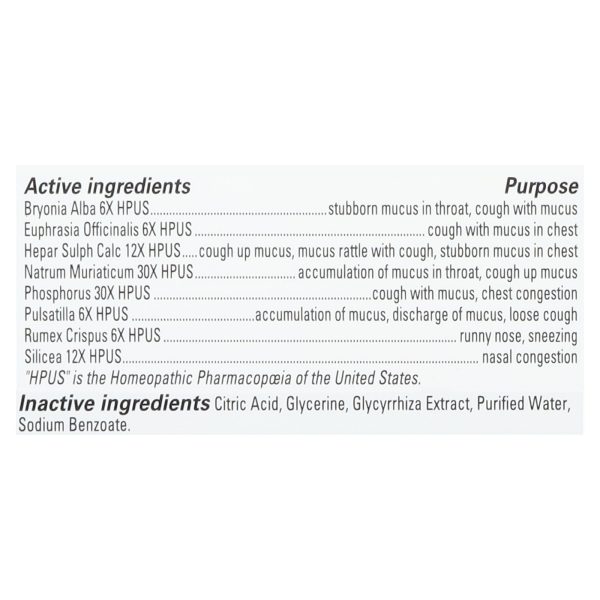 Hyland's - Bby Mucus+cold Relief Day - EA of 1-4 FZ
