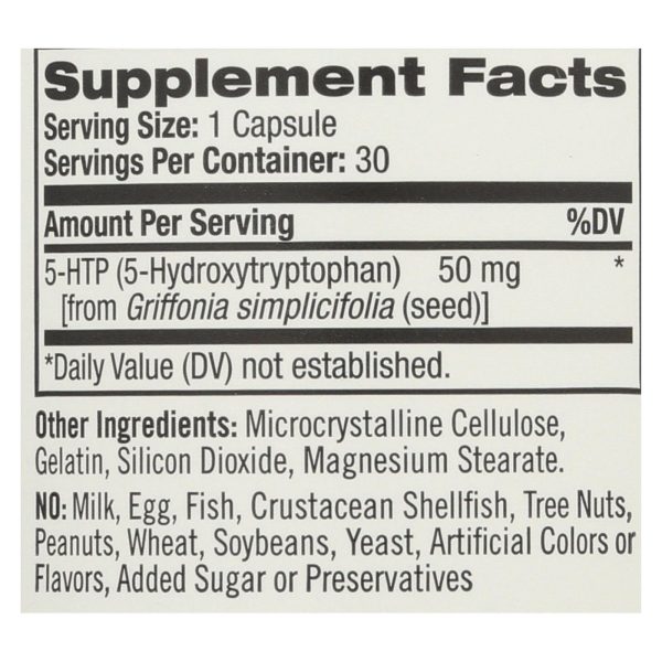 Natrol 5-HTP - 50 mg - 30 Caps