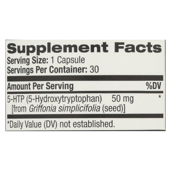 Natrol 5-HTP - 50 mg - 30 Caps - Image 2