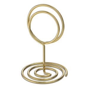 10 Pack Table Number Holders for Wedding   Gold Place Card Holder   Table Sign Holders   Picture   Photo Holders for Tables   Mini Table Number Stands Gold   Small Gold Table Number Holders Clip Stand