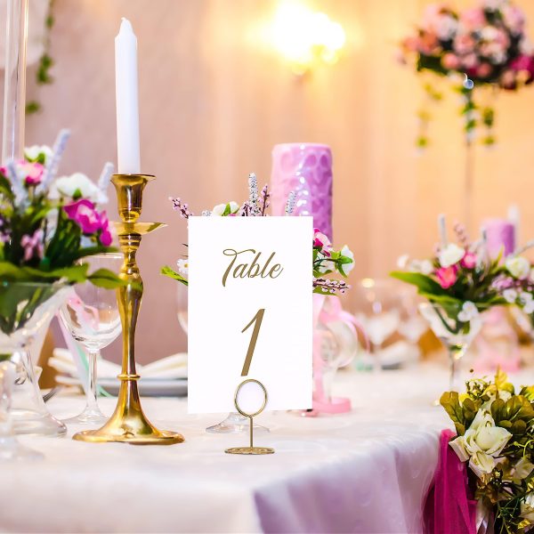 10 Pack Table Number Holders for Wedding   Gold Place Card Holder   Table Sign Holders   Picture   Photo Holders for Tables   Mini Table Number Stands Gold   Small Gold Table Number Holders Clip Stand - Image 3