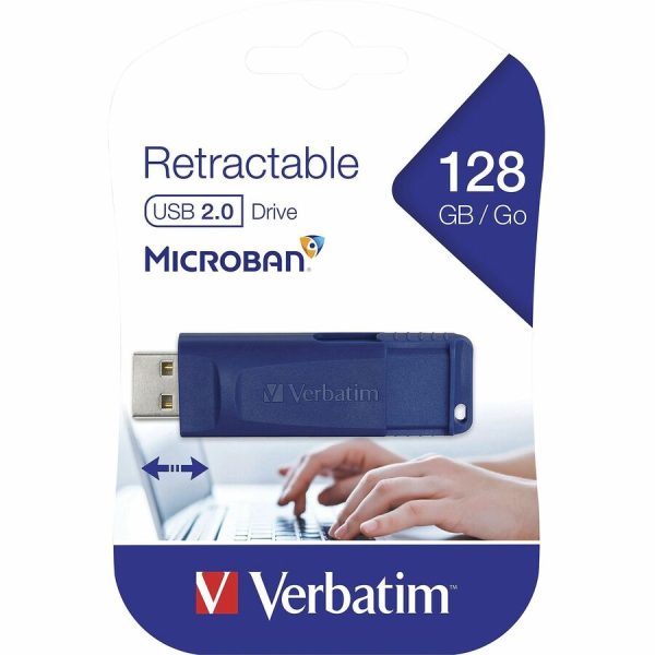 128GB USB Flash Drive - Blue - Image 3