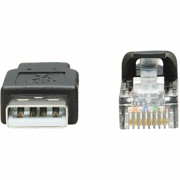 Eaton Tripp Lite Series USB-A to RJ45 Rollover Console Cable (M/M) - Cisco Compatible, 250 Kbps, 15 ft. (4.57 m), Black - Image 4
