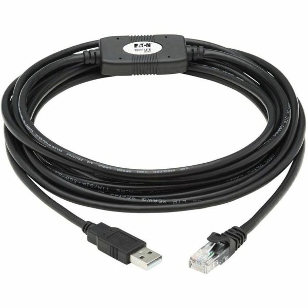 Eaton Tripp Lite Series USB-A to RJ45 Rollover Console Cable (M/M) - Cisco Compatible, 250 Kbps, 15 ft. (4.57 m), Black - Image 6