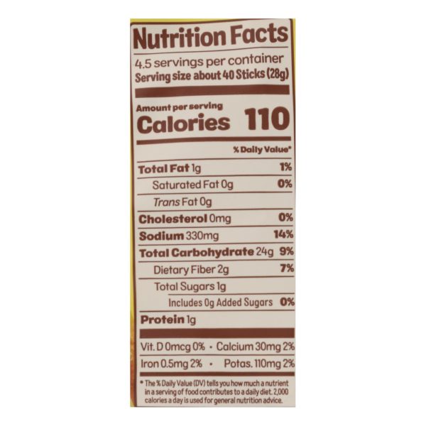 From The Ground Up - Cauliflower Pretzel Sticks - Original - Case of 12 - 4.5 oz. - Image 3