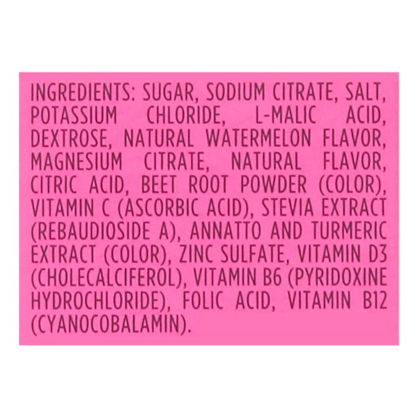Sos Hydration - Hydration Mix Watermelon - EA of 1-8 CT - Image 3
