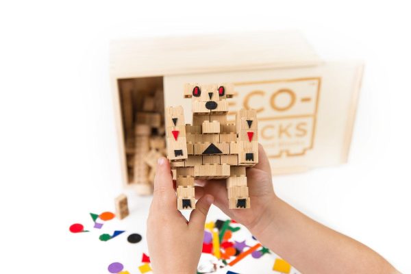 Eco-bricks Bamboo 145pcs + felt - Image 13