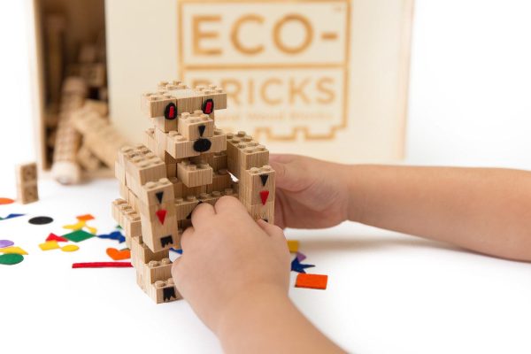 Eco-bricks Bamboo 145pcs + felt - Image 15