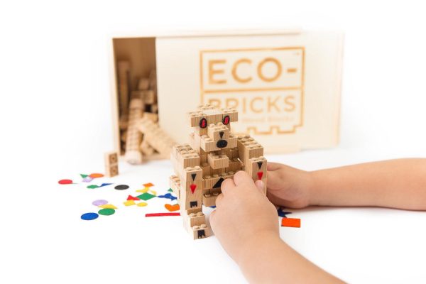 Eco-bricks Bamboo 145pcs + felt - Image 16